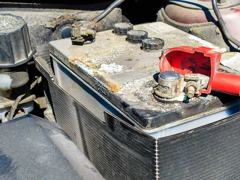 old car battery